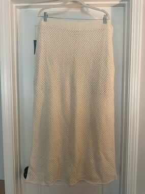 Target Cream Knit Skirt
